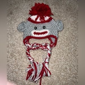 Sock monkey hat